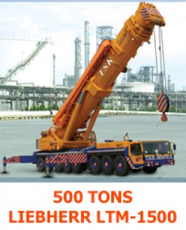 500 Tons LIEBHERR LTM-1500